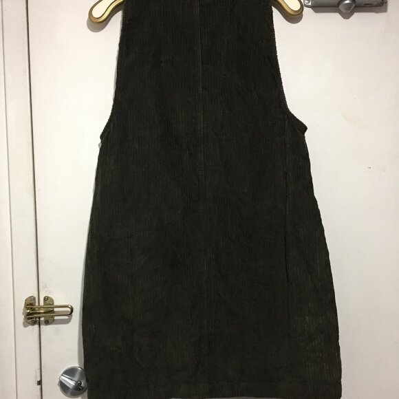 VINTAGE ERIKA CORDUROY SLEEVELESS DRESSES SIZE L - Picture 4 of 7
